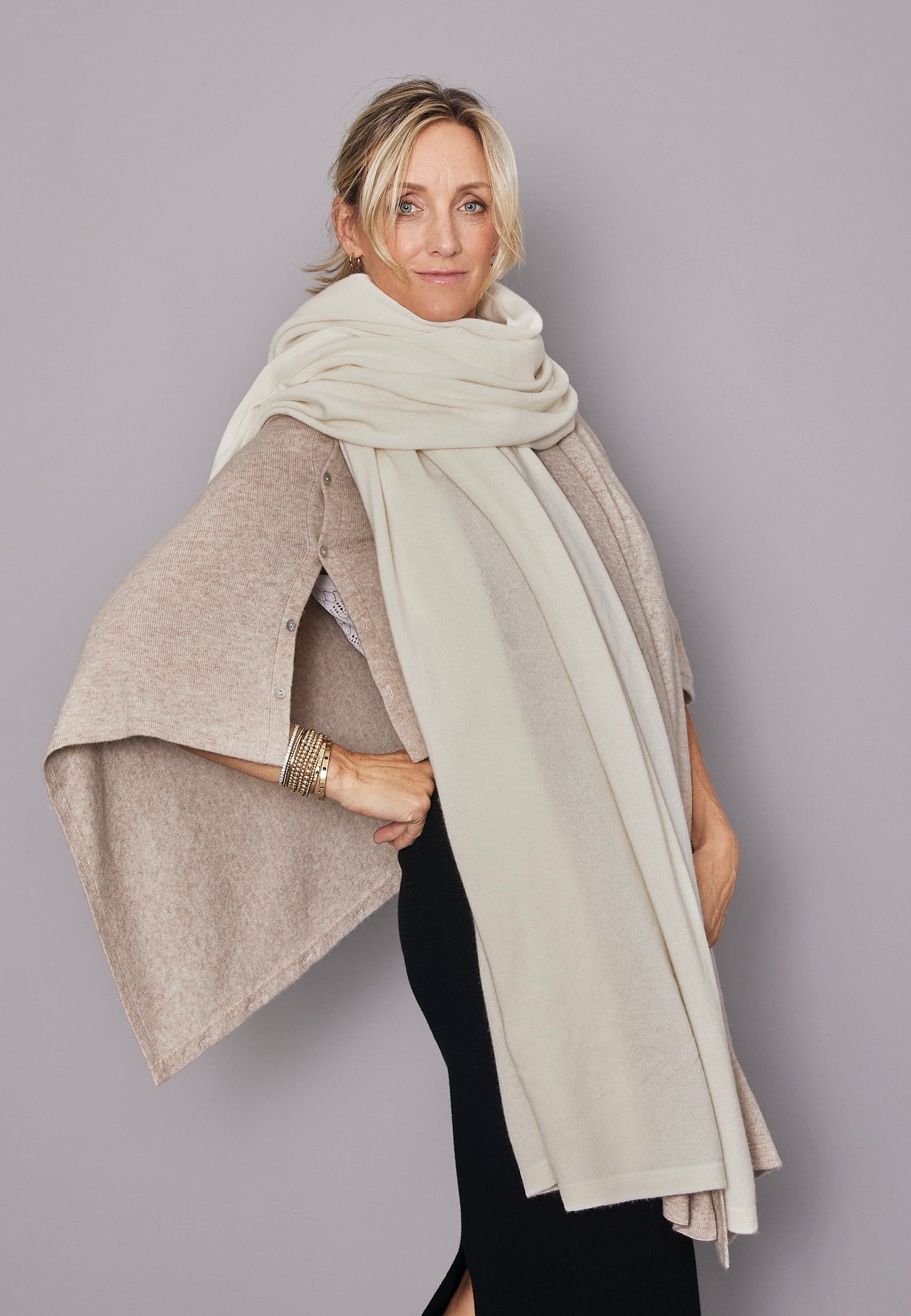 OK CASHMERE BLANKET カシミヤ アルパカ 新品 140×200 OK CASHMERE