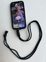 Crossbody Cell Phone Strap | Black