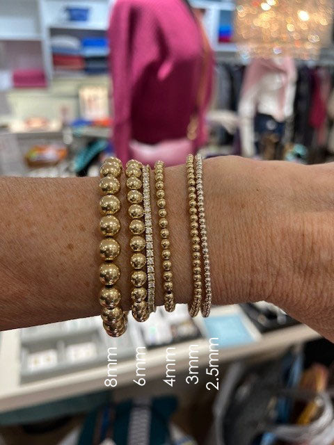 Bracelets | Gold + Silver Beaded | NEW