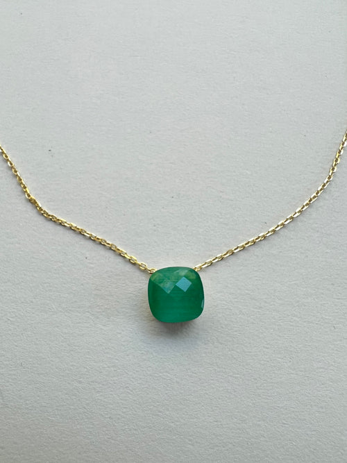 Green Crystal Necklace | Ocean