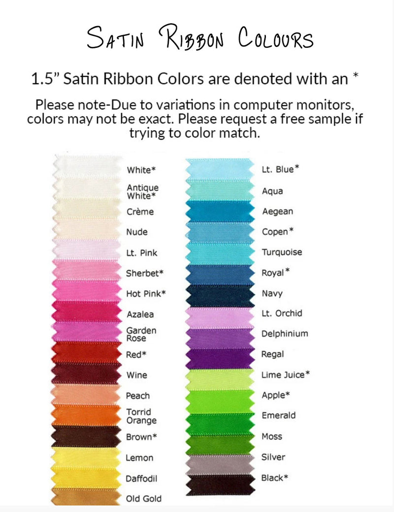 5/8" Custom Printed Satin Ribbon | Small Volume
