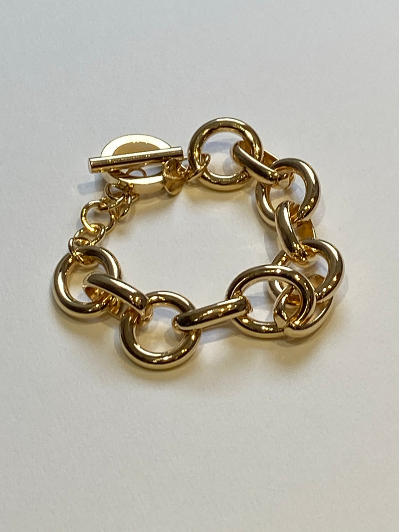 Chunky Gold O-Link Bracelet | Annabel BEST SELLER