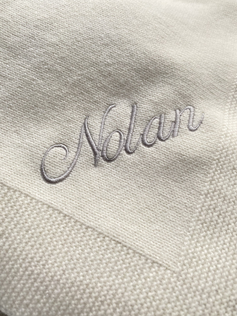 Pre - Order - 100% Cashmere Baby Blanket | Cream
