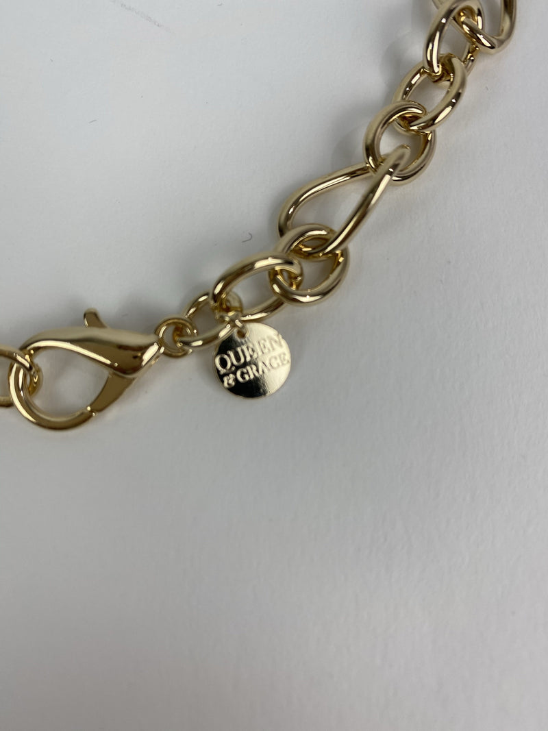 Multi Link Gold Necklace | Nicola