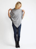 Shades of Grey | Poncho - Cashmere - Queen & Grace