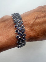 Iolite Cuff Bracelet