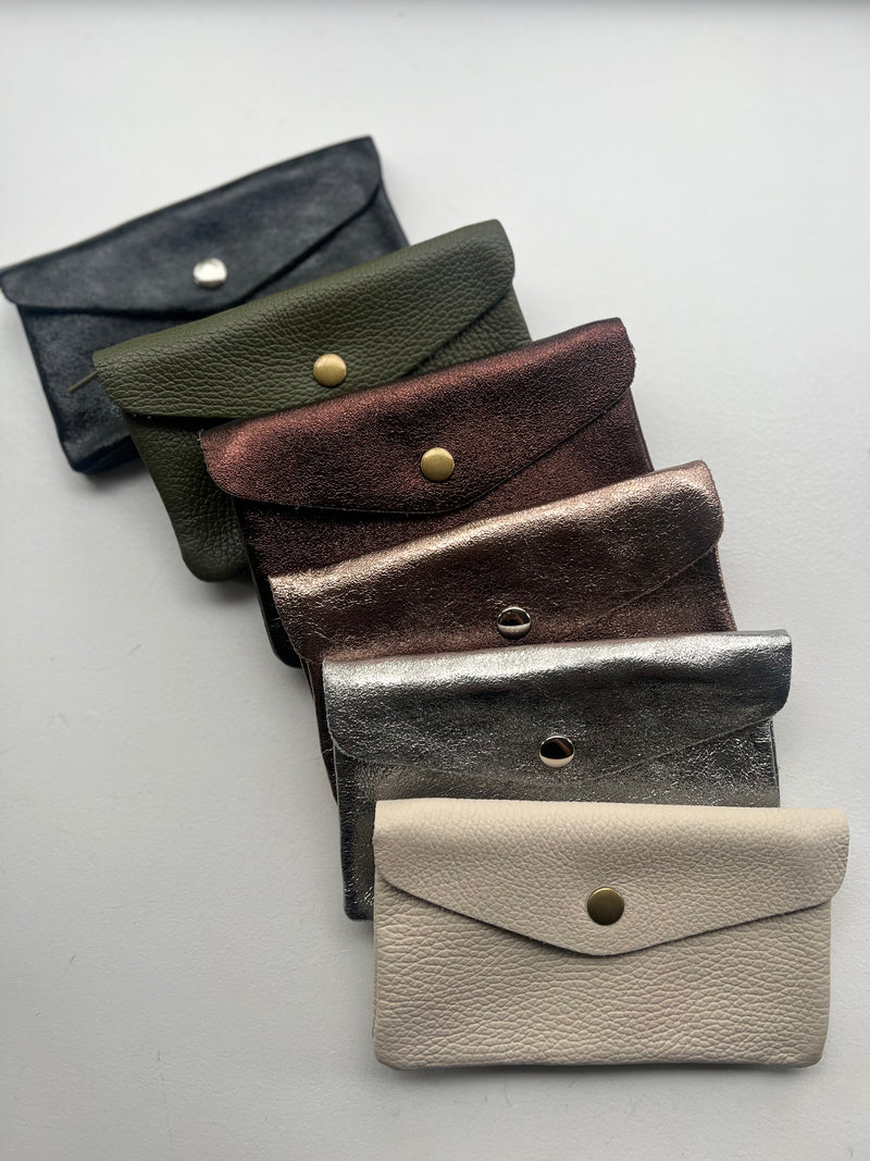 Leather Snap Wallets | New Colours