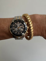 Chunky Gold Bracelet | Cable