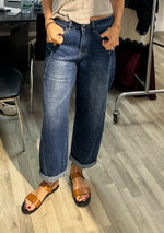 Denim Blue Barrel Jeans | Barrel