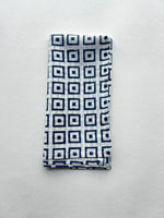 Set of Four Napkins | Navy Squares
