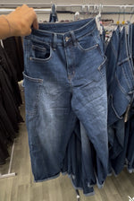 Denim Blue Barrel Jeans | Barrel