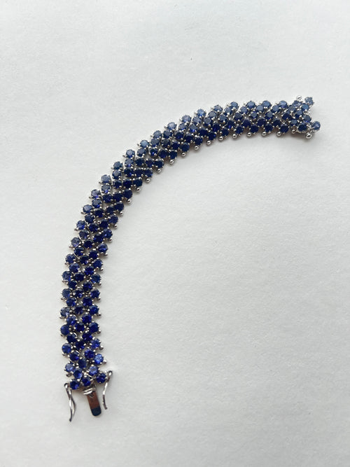 Iolite Cuff Bracelet