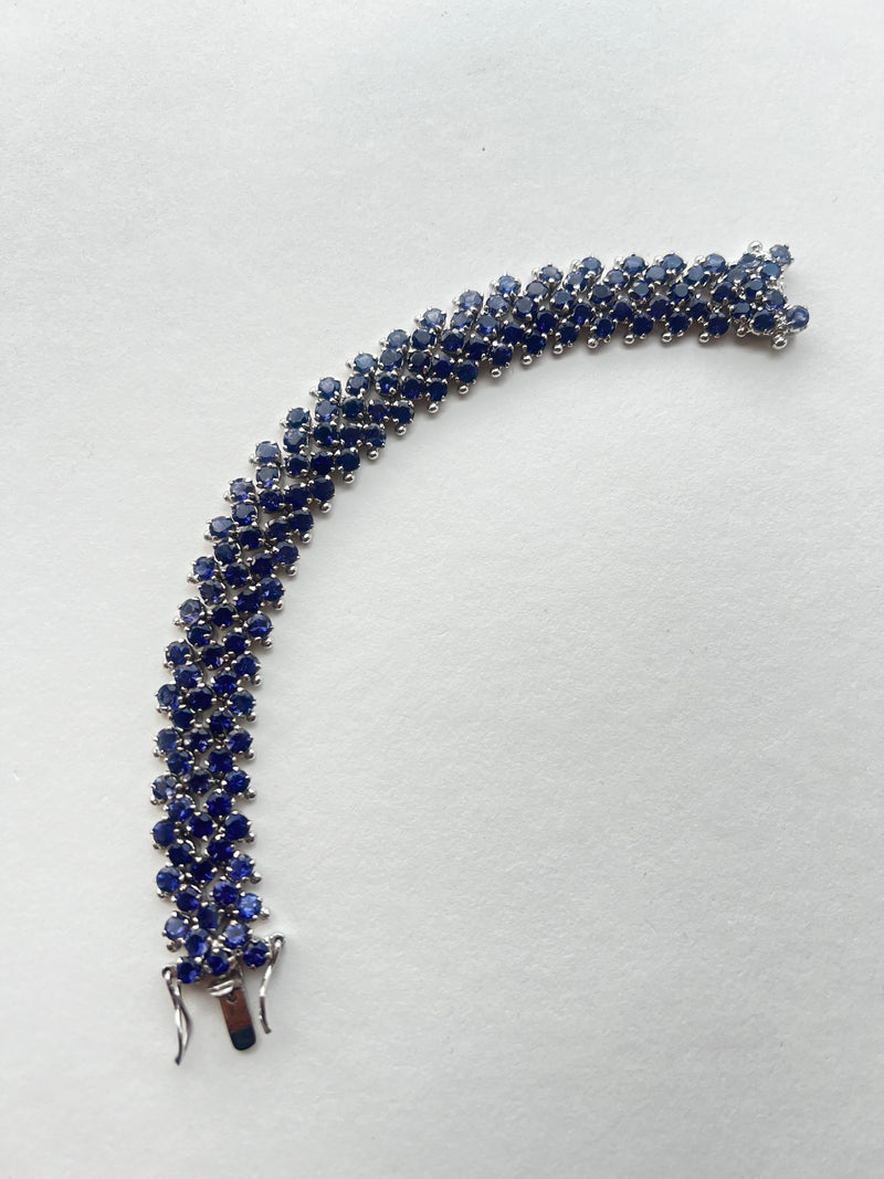 Iolite Cuff Bracelet