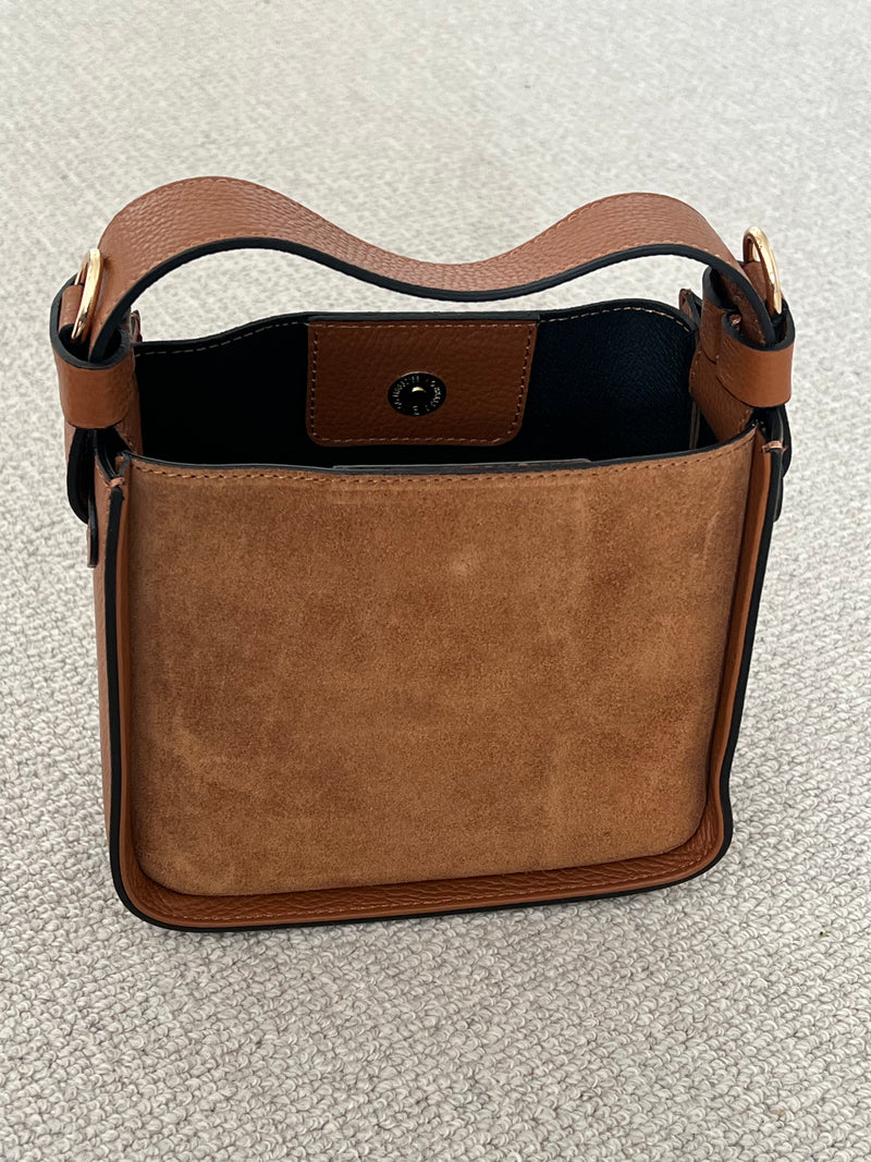 Structured Small Leather Tote | Norah