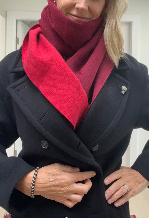 Super Soft Two Tone Scarves | Six Colours