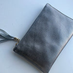 Metallic Leather Crossbody Clutch | Four colours