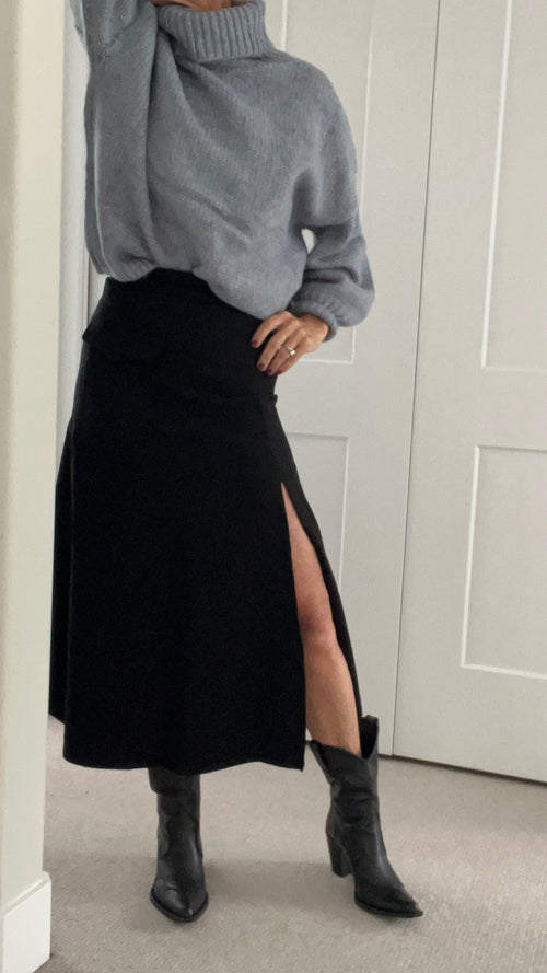 Perfect Everyday Black Skirt | Molly