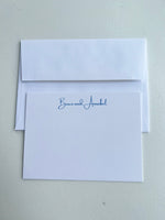 Stationery with Name Printed