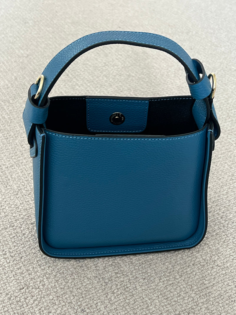 Structured Small Leather Tote | Norah