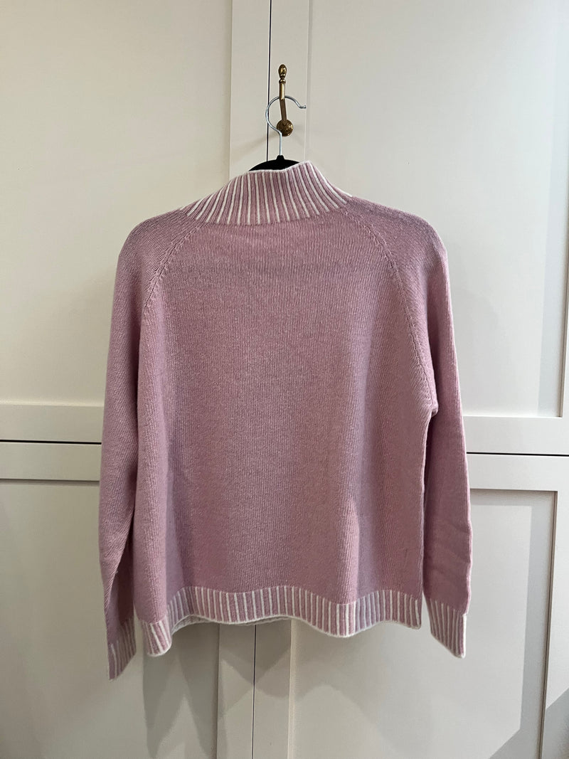 Cashmere Blend Mock Turtleneck