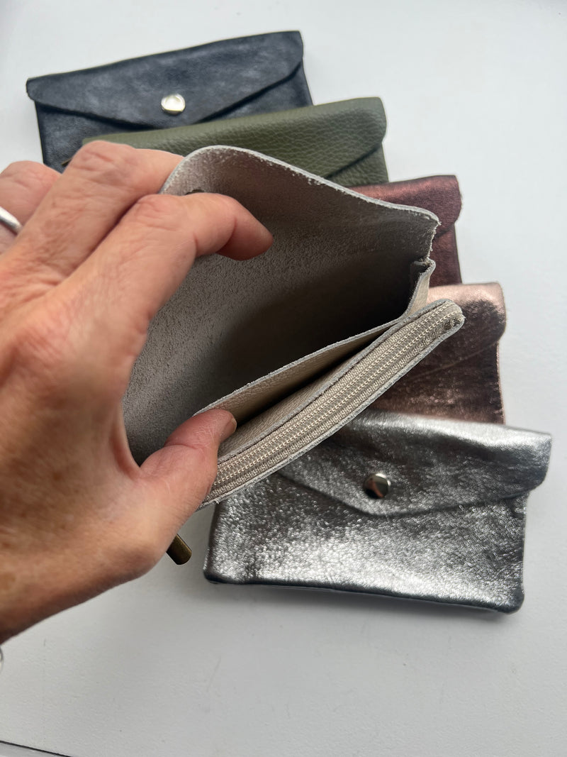 Leather Snap Wallets | New Colours