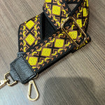 Purse Strap Black & Yellow | Tina