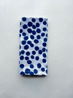 Set of Four Napkins | Blue Polka Dot