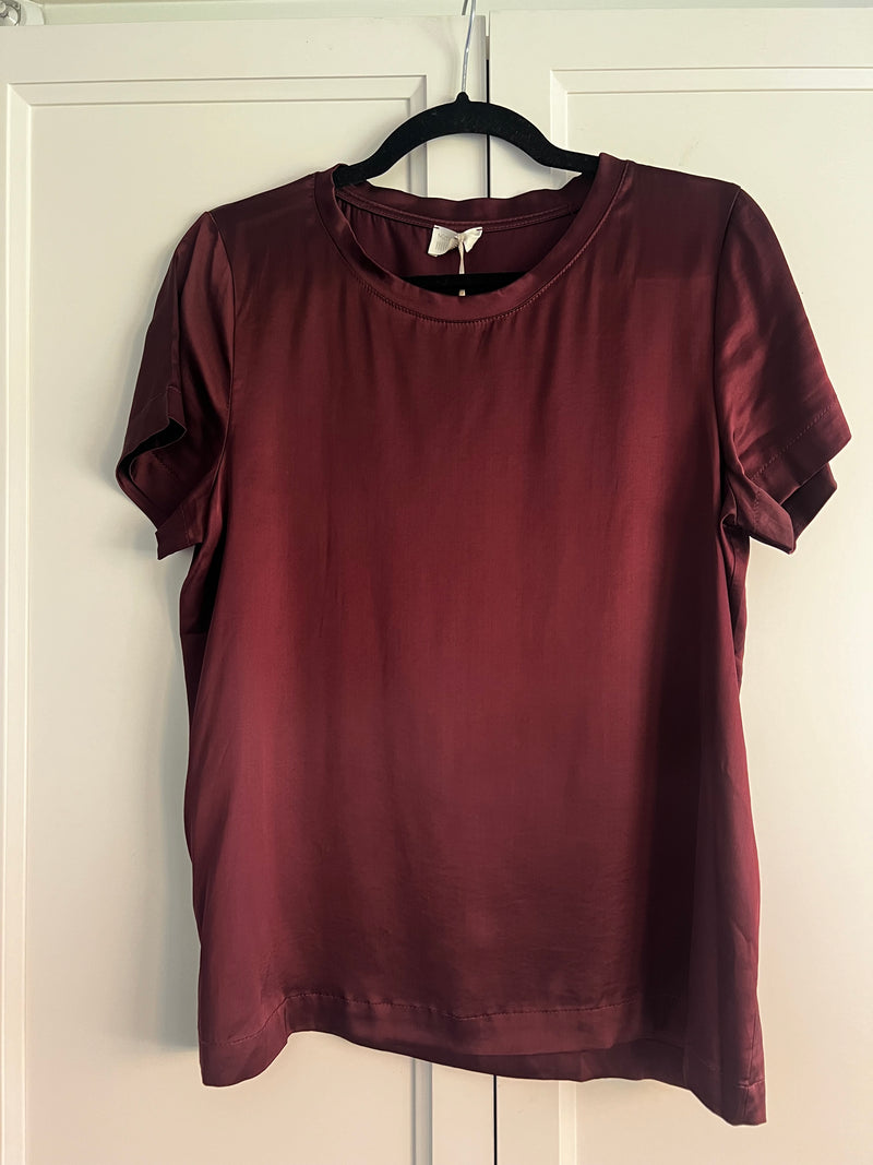 Italian Short Sleeve Silky Tee's | Kelly