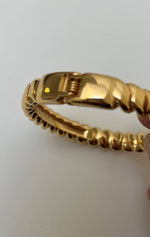 Chunky Gold Bracelet | Cable
