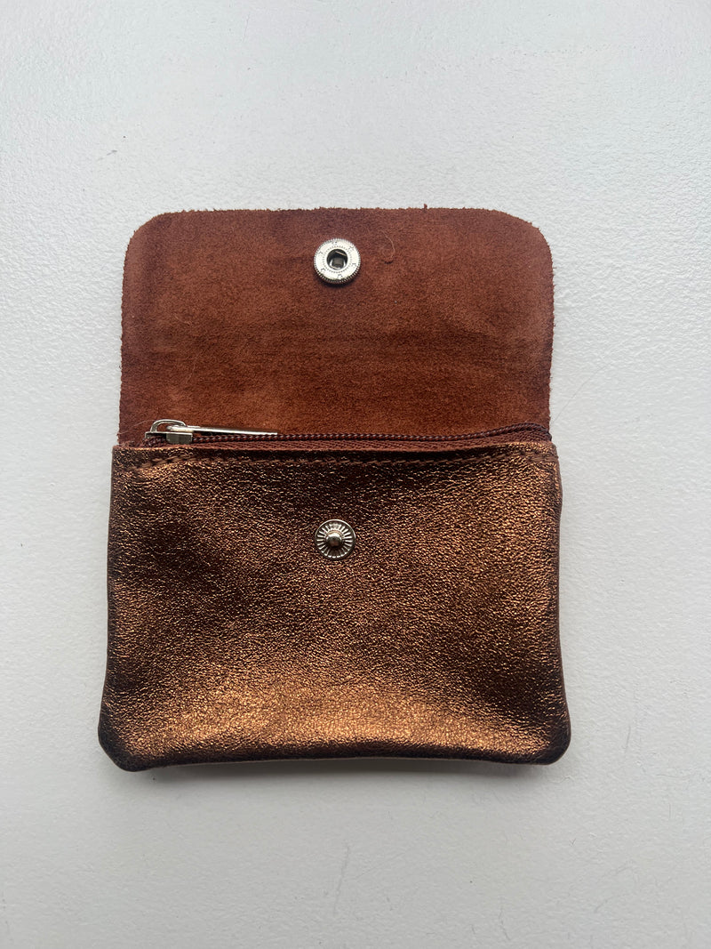 Mini Leather Snap Wallets | Mini Size