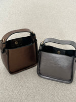 Structured Small Leather Tote | Norah