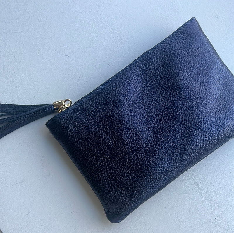 Metallic Leather Clutch | Back in Stock