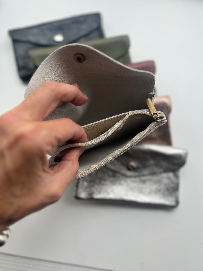 Leather Snap Wallets | New Colours