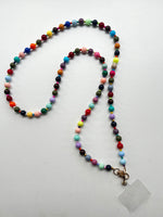 Italian Crossbody Cell Phone Strap | Resin Beads
