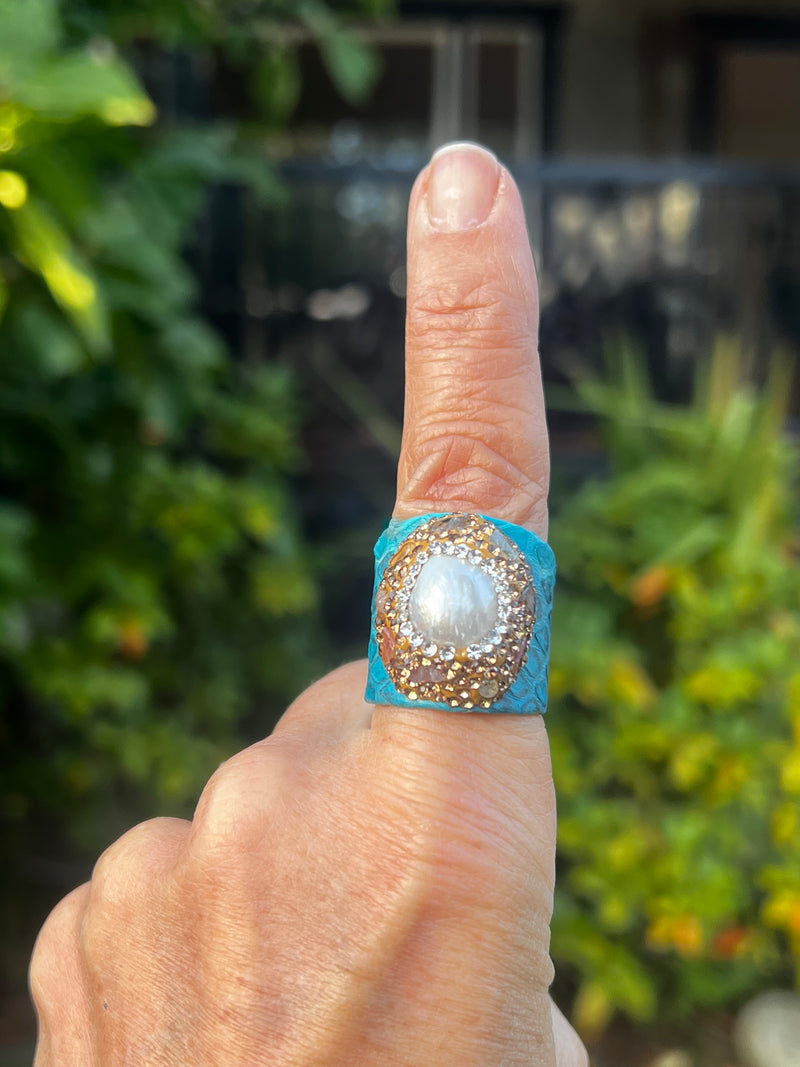 Italian Leather Rings | Katy