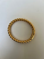 Chunky Gold Bracelet | Cable