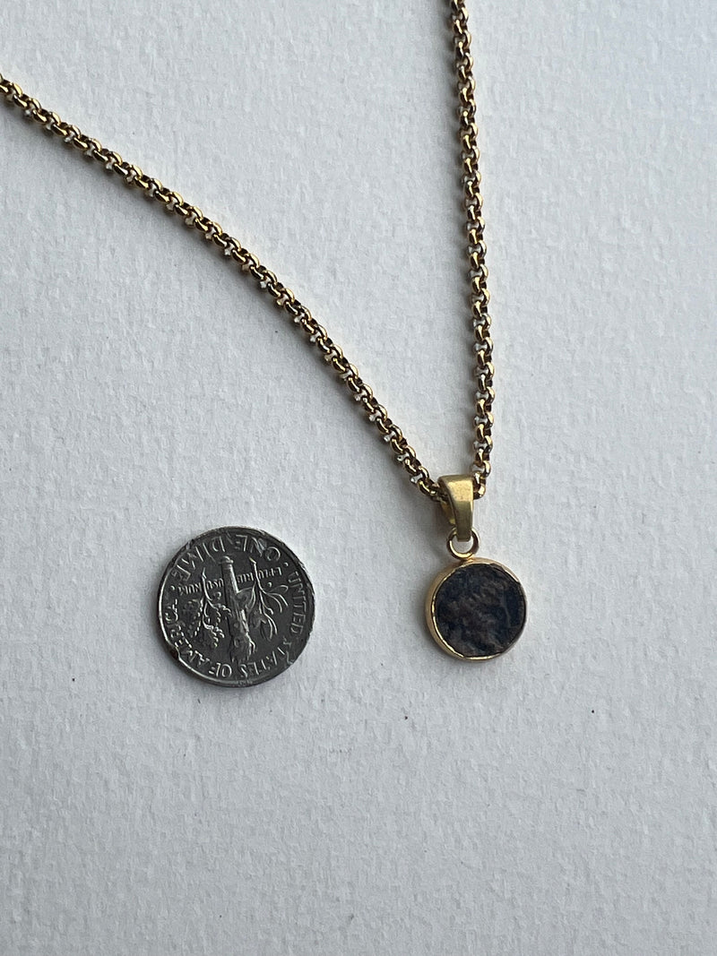 Italian Coin Necklace | Tiny