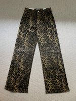Crystal Studded Leopard Jeans | Gigi