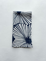 Set of Four Napkins | Navy Poppies