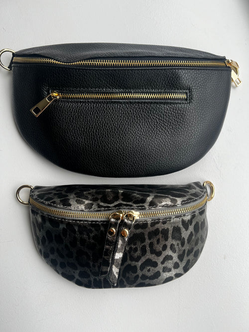 Leather Crossbody Fanny | Two Sizes