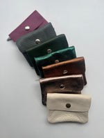 Mini Leather Snap Wallets | Mini Size