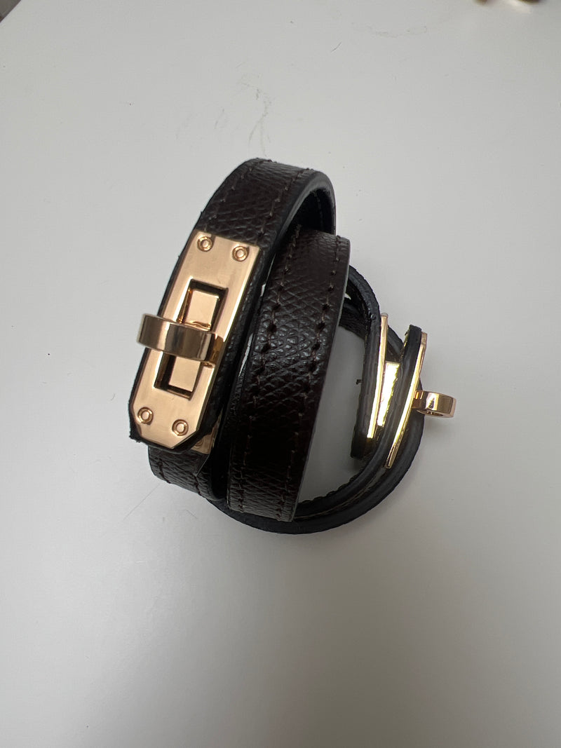 Hermes Inspired Leather Bracelet | Sienna