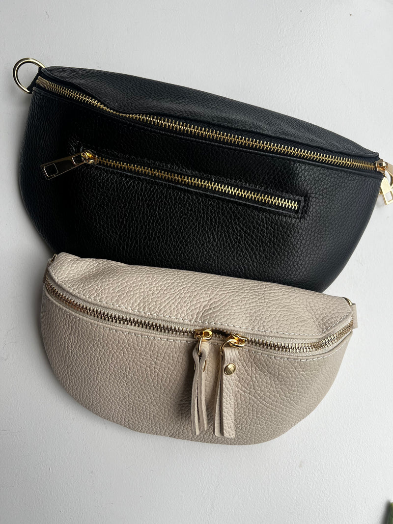 Leather Crossbody Fanny | Two Sizes