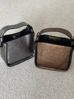Structured Small Leather Tote | Norah