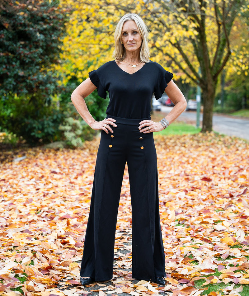 Italian Black Pants | Giselle