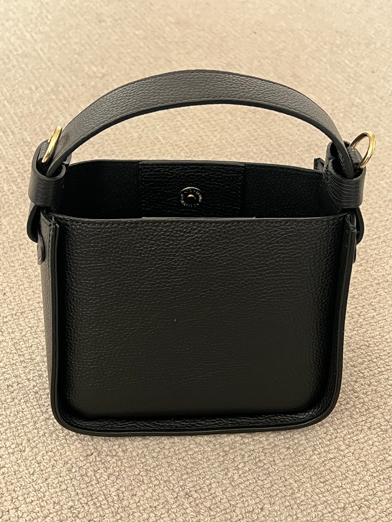 Structured Small Leather Tote | Norah