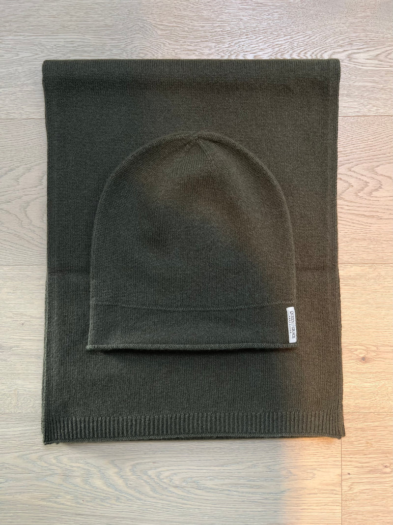 Cashmere Toque + Scarf Set | Taia