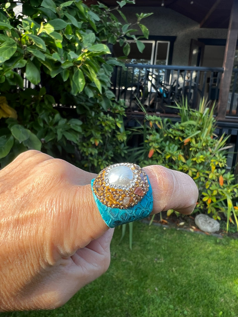 Italian Leather Rings | Katy