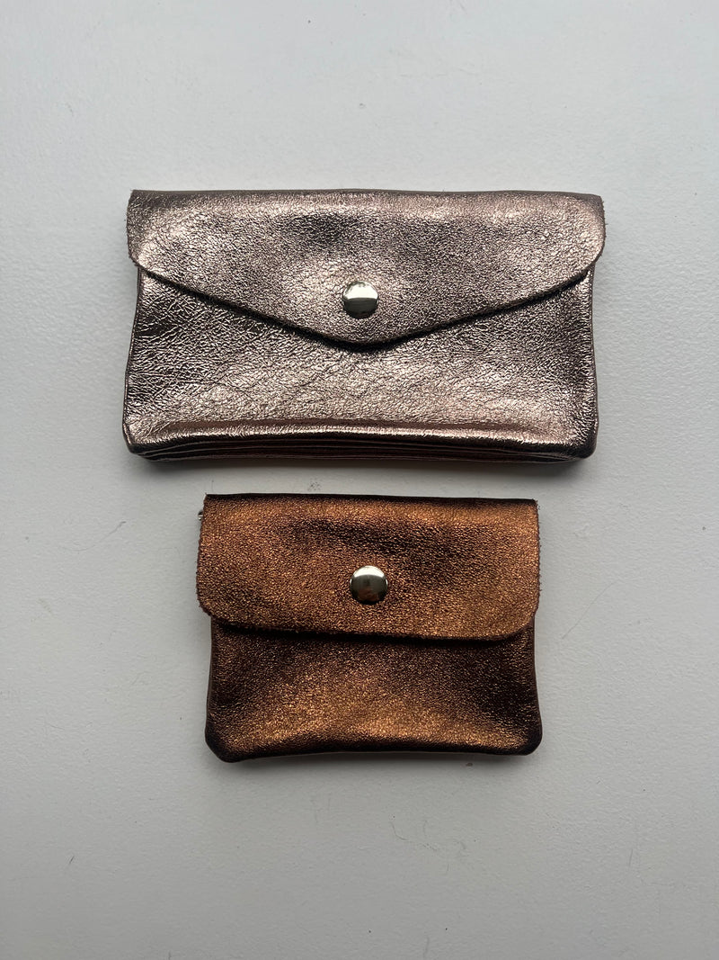 Mini Leather Snap Wallets | Mini Size