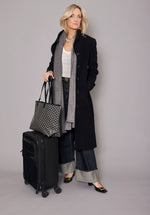 Cashmere Blanket Travel Wrap Light Grey | Oxford